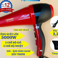 Máy sấy tóc -TOSHIBA - máy sấy tóc công suất lớn 6000W , 2 chiều nóng lạnh, 2 chế độ gió, 3 chế độ nhiệt - XMAX