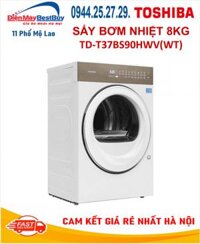 Máy sấy Toshiba TD-T37BS90HWV(WT) Inverter bơm nhiệt 8kg 2025