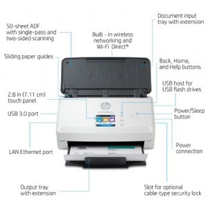 Máy scan HP ScanJet Pro N4000 snw1
