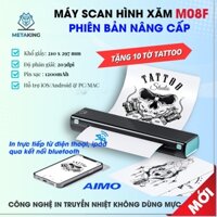 Máy Scan, In Hình Xăm M08F [𝐏𝐇𝐈𝐄̂𝐍 𝐁𝐀̉𝐍 𝐍𝐀̂𝐍𝐆 𝐂𝐀̂́𝐏 𝐌𝐎̛́𝐈] - In Nhanh Qua Bluetooth (Tặng giấy in tattoo)