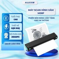 Máy Scan, In Hình Xăm M08F [PHIÊN BẢN NÂNG CẤP MỚI] - In Nhanh Qua Bluetooth (Tặng giấy in tattoo)