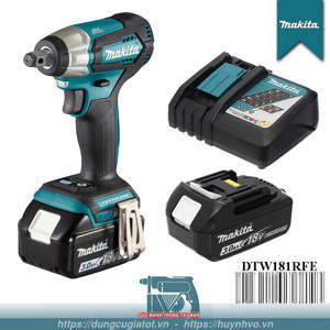 Máy siết bu lông dùng pin 18V Makita DTW181RFE
