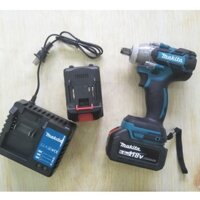 Máy siết bu lông, máy bắn vít Makita không chổi than pin khủng, tặng kèm đầu chuyển đổi bắn vít