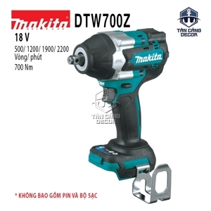 Máy siết bu lông18V Makita DTW700Z