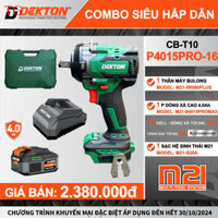 Máy Siết Bulong Dekton 590Nm / M21-IW590PLUS / Thiết Kế Compact Thân Nhỏ Gọn Thế giới máy móc rẻ