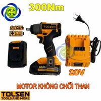 Máy siết Bulong dùng Pin 20V Tolsen 87258  (motor ko chổi than) – CÔNG TY TNHH DỤNG CỤ CƠ KHÍ THANH TRÚC