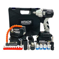 Máy Siết Bulong Hitachi 198VF 2 PIN Đầu 2 Trong 1, Máy Bắn Bulong Không Chổi Than Khoan Tường Bắn Vít