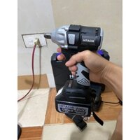 Máy siết bulong Hitachi, máy khoan pin 220V động cơ không chổi than khoan tường, bắn vít, siết mở ốc
