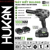 Máy siết bulong lực siết 1000N.m siêu mạnh mẽ, Máy siết bulong sử dụng pin phổ thông bos.ch miền nam