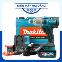Máy siết Bulong, Máy bắn Bulong Makita, Lực Siết Lớn 880Nm, Mở Ốc Bánh Xe Con, Xe Ga, Ốc Nồi Xe Ga, Chân Pin Thông Dụng