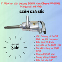 Máy siết Bulong, Máy vặn bulong bằng khí nén đầu 1" Obase IW-1101L - 100% Nhật Bản
