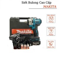 Máy siết mở bulong dùng pin Makita cao cấp-bh 12 tháng
