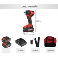 Máy siết ốc động lực Devon 5733-Li-20S2 Plus 20V ( Túi xách/2x4.0Ah)