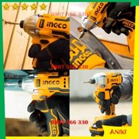 Máy siết vít motor không chổi than INGCO CIRLI2002 dùng pin 20V, lực siết 200Nm. ANIKI