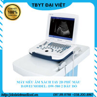 MÁY SIÊU ÂM XÁCH TAY 2D PHỦ MÀU DAWEI MODEL: DW-580 2 ĐẦU DÒ