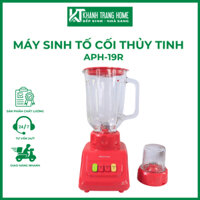 Máy sinh tố cối thủy tinh APECHOME APH-19R dung tích 1,5L lưỡi dao làm bằng thép không gỉ an toàn - Khánh Trang Home