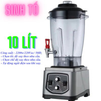 Máy sinh tố công nghiệp dung tích cối xay 10 lít, chuyên dùng cho các điểm kinh doanh, làm nước xốt
