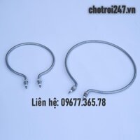 Mây so đun nước inox 304 hình tròn, điện trở nhiệt làm bánh cuốn, hấp bánh bao