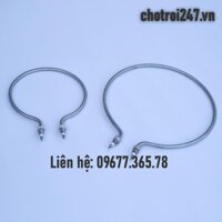 Mây so đun nước inox 304 hình tròn, điện trở nhiệt làm bánh cuốn, hấp bánh bao
