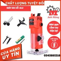 Máy soi gỗ - máy phay gỗ mini Alu nhỏ gọn, tiện dụng