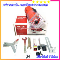 Máy soi gỗ, phay gỗ alu cầm tay Tay ACZ 3703(350W) , đầy đủ phụ kiện , bảo hành 6 tháng
