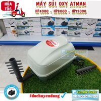 Máy sục khí, sủi khí Oxy Atman Hp 4000 | HP 8000 | HP 12000 (Chính Hãng ATMAN HP4000, HP8000, HP12000) Không Tích Điện