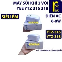 Máy sục sủi khí Oxy Siêu Êm 2 vòi YTZ 316 318 | Gex 6000 E-AIR 6000WB cho hồ thủy sinh cá cảnh