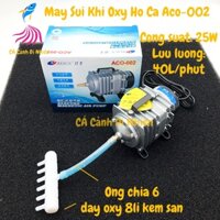 Máy sục sủi thổi khí oxy hồ cá cảnh Resun ACO-002 - Máy Oxy bể cá 25W