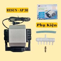 Máy Sục Thổi Khí Oxy Resun & RISSEE Có Điều Chỉnh Lưu Lượng - Máy Oxi Cho Bể Cá Cảnh