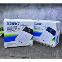 Máy sủi khí có pin tích điện KAOKUI và SOBO chuyên dùng cho bể cá cảnh. (KK/SB-168/268)