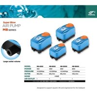 Máy sủi khí oxy hãng Periha MB 12000 dành cho hồ cá cảnh (máy sủi khí chạy êm, tiết kiệm điện)