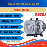 Máy sủi Khí Oxy Hồ Cá-Resun ACO 008 -220V-120W-110L/P