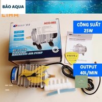 Máy Sủi Khí Oxy Resun Aco002 (25W-40Lít/Phút)-Máy Thổi Khí Oxi Cho Bể Cá