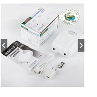 Máy sủi oxi tích điện 2 vòi cho hồ cá Jebo 9950 2W có tích điện acquy phòng mất điện - Air Pump Jebo 9550 2W