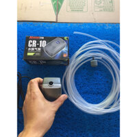 Máy sủi oxy Atman CR-10 đủ bộ full phụ kiện(1m dây,1 quả sủi mịn,1 van 1 chiều)dùng cho bể cá cảnh,thủy sinh.