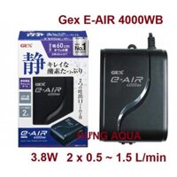 Máy Sủi Oxy bể cá siêu êm GEX E-AIR 4000 WB / 6000 WB Sủi Oxy Nhật Bản cho bể thuỷ sinh, cá cảnh trên 1m (bán chạy)