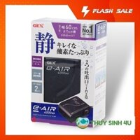 Máy sủi oxy Gex 4000 WB 2 vòi siêu êm cho bể cá  máy sục oxy