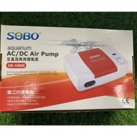 Máy sủi tích điện Sobo 10000 vừa sử dụng vừa lưu trữ điện, tặng kèm dây sủi dùng cho bể cá dưới 400 lít