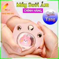 Máy Sưởi Ấm [ Hàng Chính Hãng ] Mini Cầm Tay Sạc Điện Cao Cấp 2400mA Chân Mèo - Quà Tặng Siêu Đáng Yêu