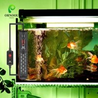 Máy sưởi chìm bể cá ORNOOU, Màn hình LCD thủy tinh thạch anh 50-500W Cần sưởi nước kỹ thuật số, Máy sưởi bể cá màu đen có thể điều chỉnh tự động Máy sưởi nước bể cá