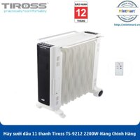 Máy sưởi dầu 11 thanh Tiross TS-9212 2200W – Hàng Chính Hãng