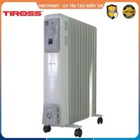 Máy sưởi dầu 11 thanh Tiross TS9217 - 3 chế độ chọn nhiệt - Công suất 2200W - Hàng chính hãng