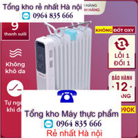 Máy sưởi dầu Nhập Khẩu Nhật Bản không khô da Fujihome 9 thanh