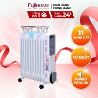 Máy sưởi dầu nhập khẩu FUJIHOME OH8411 Máy sưởi ấm - 11 thanh sưởi - Bảo hành toàn quốc