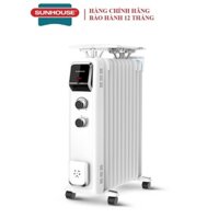 Máy sưởi dầu SUNHOUSE 13 lá SHD7084, Công suất 2400W, Có giá phơi, Bảo hành 12 tháng