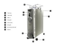 Máy sưởi dầu Tiross TS926-1 (TS-926-1) - 13 thanh sưởi - Chính Hãng