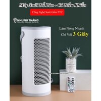 Máy sưởi Để Bàn C13,C14 Quạt Sưởi Mini - Công Nghệ Sưởi Gốm PTC-Làm Nóng Nhanh - Ion Âm - Có Điều Khiển Từ Xa