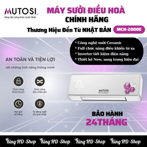 Máy sưởi điều hòa Ceramic Mutosi MCH-2000E
