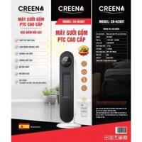 Máy sưởi gốm cao cấp CREEN CR-H79C Quạt sưởi gốm Creen CR-H79C dòng cơ Máy Sưởi Gốm Ceramic Inverter Creen CR-H28DT 2000W, Điều Khiển Từ Xa - Quạt Sưởi Thông Minh Công Suất 2000W Lỗi 1 Đổi 1