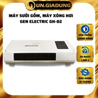 Máy sưởi gốm gắn tường Gen Electric GH-02, máy xông hơi, máy tạo ion âm - lọc không khí, điều khiển từ xa - BH 12 tháng